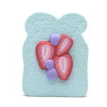 Kiibru Geschnittenes Toast Squishy Jumbo Brot Duftendes Stressabbau Fidget Spielzeug (Minze)