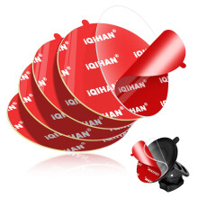 Almofada de montagem de painel adesivo pegajoso 5pcs 3,15"""" Substituio de fitas circulares de dupla face para ventosa Suporte de telefone Adesi