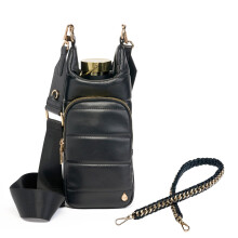 WanderFull Original HydroBag luxusn vegansk kue se vejde a do 32 oz drk lhve na vodu se 2 popruhy - Hands-free Crossbody taka na vodu s kapso