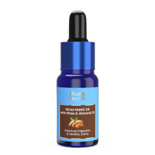 Blauer Nektar Ayurveda Nabhi-l mit Ghee und Mandell | Natrliches Nabell fr den Bauchnabel fr Verdauung und Gelenkgesundheit | 100 % natrlich u