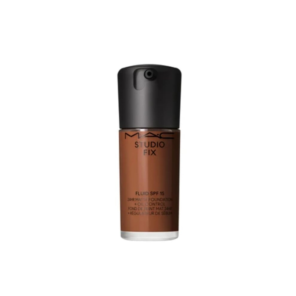 MAC Studio Fix Fluid Broad Spectrum SPF 15 24Hr Matte Foundation + Oil Control  NW48  1 oz