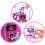 Barbie Barbie Mini Land Doll House define Mini Dreamhouse com surpresa Mveis e acessrios para bonecas de 1,5 polegadas, alm de elevador e piscina (os 3
