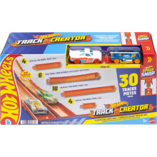 Hot wheels giocattolo per binari del set di binari pacchetto Deluxe pack e 2:64 veicoli inscatolati 25 piedi di velocit e connettori a scatto di vel