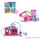 Barbie Barbie Mini Land Doll House define Mini Dreamhouse com surpresa Mveis e acessrios para bonecas de 1,5 polegadas, alm de elevador e piscina (os 4