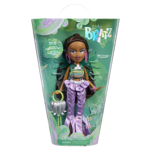 Bratz Muñeca de colección Bratz Fashion Pixiez Sasha con moda y accesorios