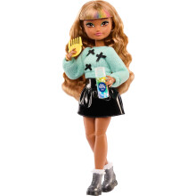 Barbie Dream Besties -nukke ja asusteet Zia Posable Fashion -nukke irrotettavalla muodilla ja aaltoilevilla ruskeilla hiuksilla 7 hius- ja kuuteemaa