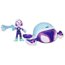 Spidey e i suoi fantastici amici Marvel Water-Webs Ghost Turtle 3 pollici (7,6 cm) Submarino giocattolo e giocattoli per acqua di supereroi Action Fi