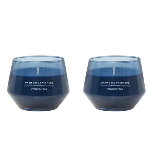 Yankee Candle Yankee Candle Studio Kerze mit    therischen    len, Warm Luxe Cashmere, 10 Unzen (2er-Pack)