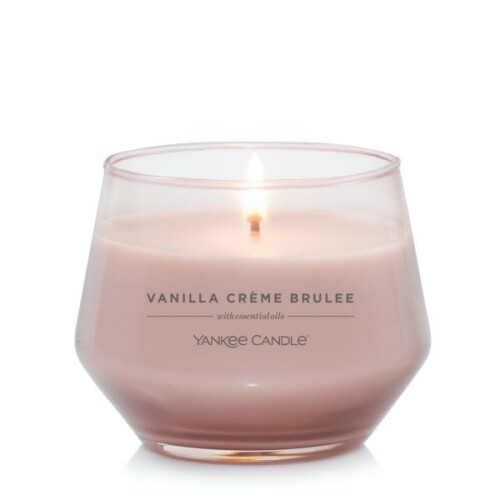 Yankee Candle Yankee Candle Studio Candle com leos essenciais Vanilla Creme Brulee 10 onas (pacote com 2) 1