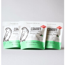Canary Nano Hydroxyapatite Testo di dentifricio Coconut Mint - Remineralizzazione del fluoro senza fluoro tutte le linguette naturali con xilitolo -