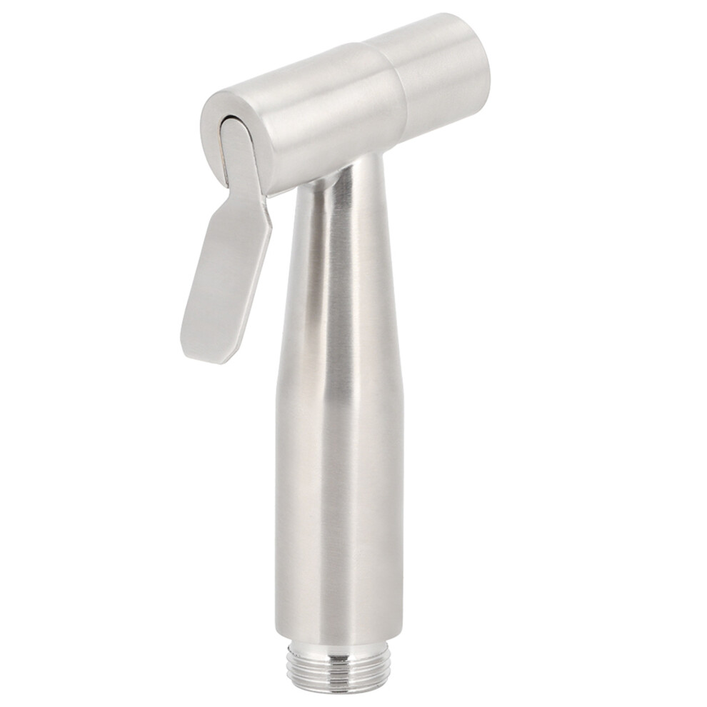Household Bathroom 304 Stainless Steel Handheld Shower Nozzle Toilet Bidet Sprayer 4051324620531