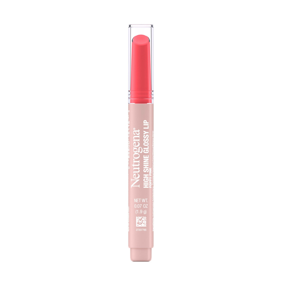 High Shine Glossy Lip  Nourishing Lip Gloss with Maracuja Oil  Antioxidant Vitamin E & Vitamins  Non-Retractable  Buildable Pigmented Color  Popp