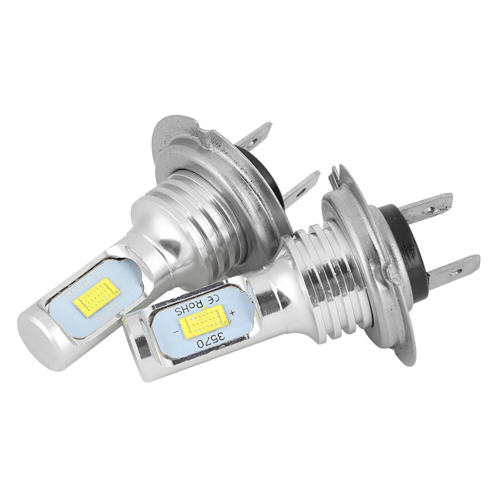 2Pcs 80W 6000K Universal H7 Led Car Fog Lights Lamp 12V White 9491324620912