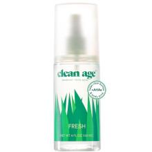 Clean Age  Aluminiumfreies Deodorant und Krperspray fr den ganzen Krper  Frisches 4oz  Sauberes Deodorant und Krperspray fr jugendliche Junge