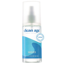 Clean Age  Aluminiumfreies Deodorant und Krperspray fr den ganzen Krper  Wellen 4 Unzen  Sauberes Deodorant und Krperspray fr jugendliche Jun