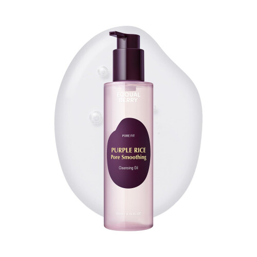 EQQUALBERRY, Purple Rice Pore Smoothing, Καθαριστικός Οϊλ, 6.76 fl oz (200 ml)