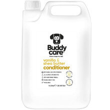 Buddycare Vanille- und Sheabutter-Hundesplung (169,07 Unzen), Aloe Vera-Arganl und Pro-Vitamin B5, um verfilztes Fell zu entwirren und empfindliche