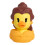 Basta jogar patos de borracha de personagem - brinquedo de banho Belle de 3 polegadas 1
