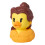 Basta jogar patos de borracha de personagem - brinquedo de banho Belle de 3 polegadas 3