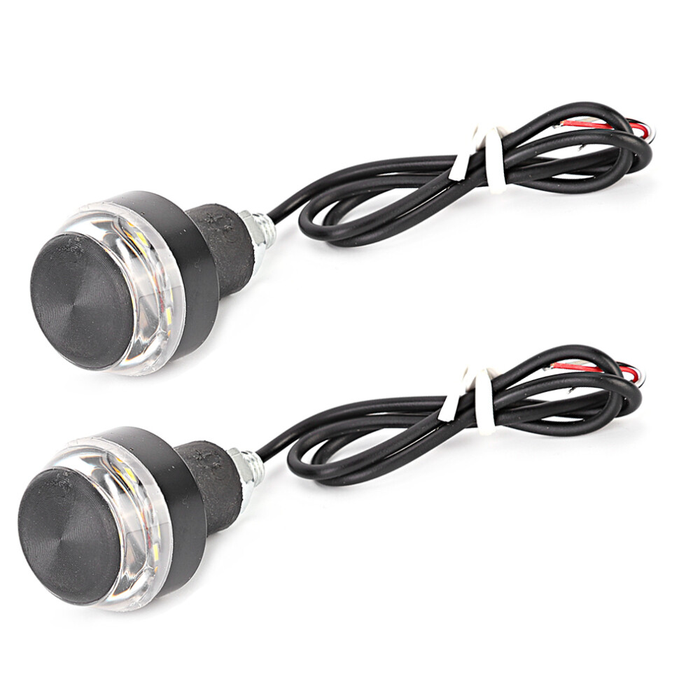 Motorcycle Led Handlebar Turn Signal Dc 12V Flasher Side Marker Lamp Light/White/Yellow 5091324621083