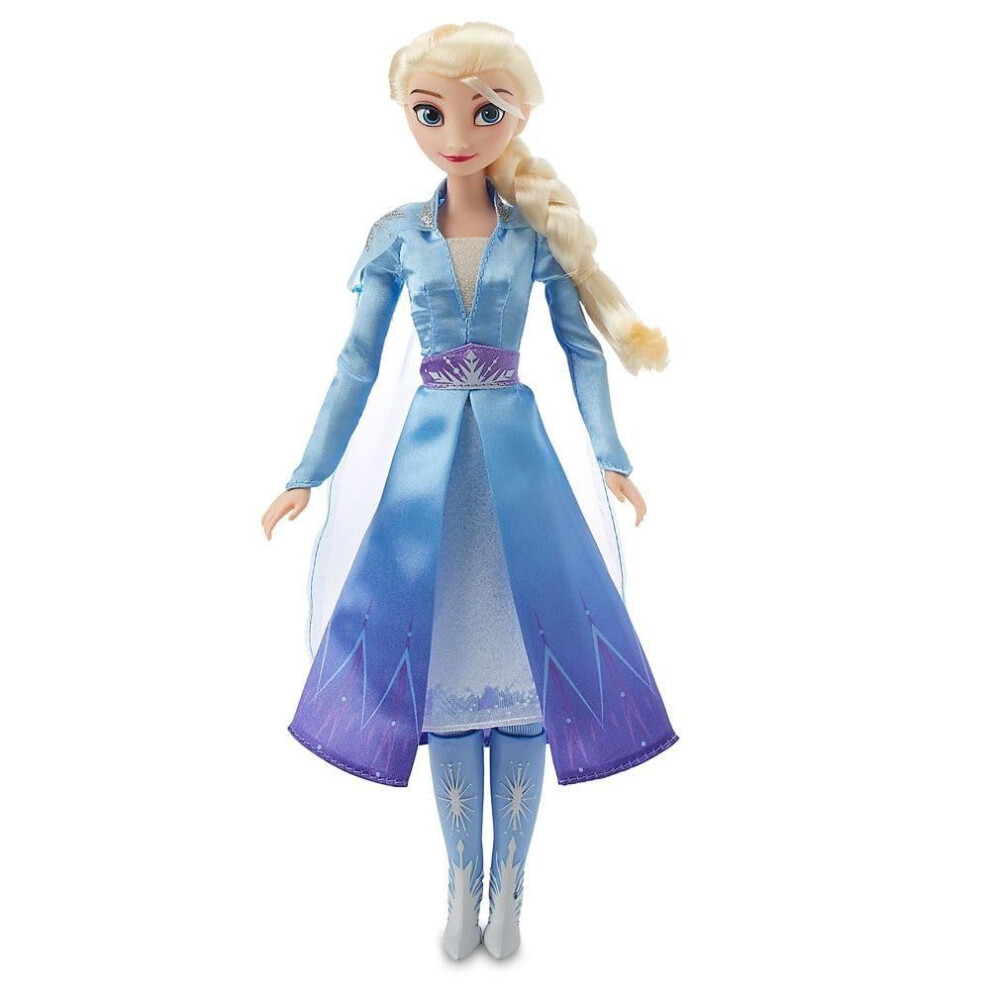 Offizielle Singpuppen-Kollektion Des Disney Store Elsa Modepuppe Mit Satinkostm, Organza-Umhang Und Geflochtenem Haar Disney-Prinzessinnen-image