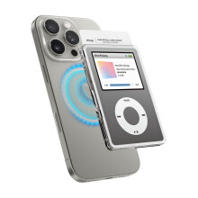 elago Clear Magnetic Card Holder Compatible with MagSafe for iPhone 16/15/14/13/12 Series - Secure Phone Wallet Durable Polycarbonate Constructio