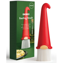 OTOTO Gnomeo Pastry Brush - Silicone Basting Brush for Cooking  Spread Oil Butter Sauce for BBQ Grill Baking  Gnomes Gifts for Women  Cute Funny