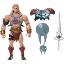 Masters of the Universe Origins & Thundercats 5.5 Inch Posable Action Figure He-Man 1980s Crossover Toy Removable Armor Sword Shield & Mini Comic