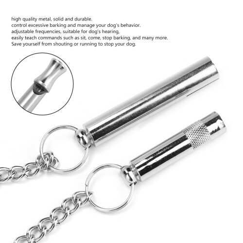 Dog Training Whistle Ultra Sonic for Barking Control Adjustable Sound Pitches 2