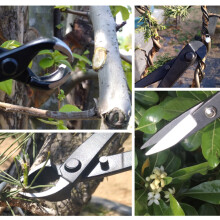 4pcs Multifunctional Bonsai Garden Plant Scissors Trimming Cutting Tool Set with Storage Bag
