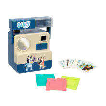 Bluey Chikit Chikit Pretend Camera Role Play Play Toy Camera for Kids with 10 Photo Cards 3 Pop-Out Film Cartridges Toddler Toys Playset pour 3 a