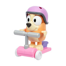 Bluey Chat Mates et accessoires Scooter Bingo Figurine Playset articul    Figurines avec 10 phrases Interactive Play Figure Toys pour 3 ans+