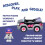 Bluey Bluey Basic Basic Girls e Muffin Toy Vehicle Interactive Robust Toddler Toy Auto con auto per figurine per muffin per 3+ 4