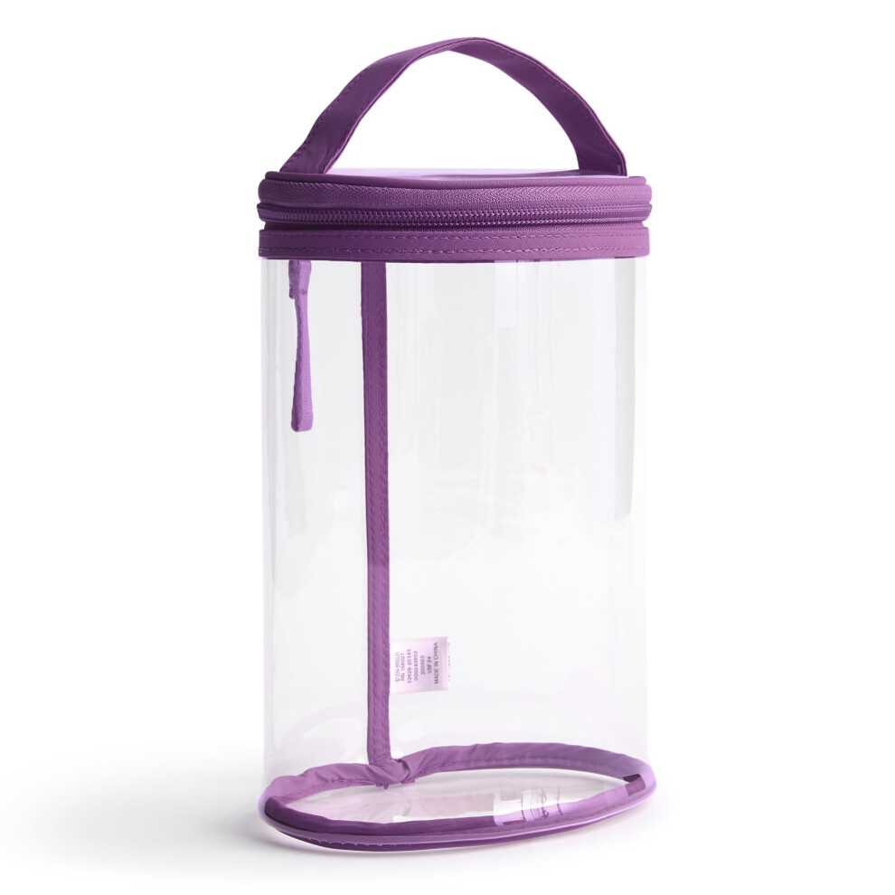 Vera Bradley Damen-Lotiontasche, Transparent, Reiseaccessoire, Iris Orchid, Einheitsgr E-image