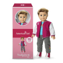 American Girl Vraiment moi Doll de 18 pouces # 104 avec des yeux bleu fonc raies coiffure caramel clair pour les ges de 6 ans et plus
