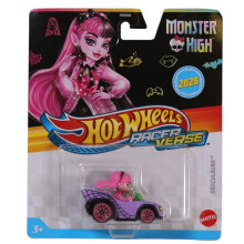 Hot Wheels RacerVerse Draculaura Toy Vehicle for Ages 3 and Up