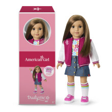 American Girl ME ME Bambola da 18 pollici #107 con occhi castani capelli castani dritti pelle da luce a media da luce a medio per et