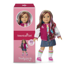 American Girl Vraiment moi Doll de 18 pouces # 101 avec des yeux gris coiffure caramel ondul e l g re l' ge de 6 ans et plus