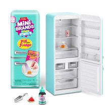 Mini Brands Fill The Fridge Playset w/UV Light by ZURU  Collectibles  DIY  Resin Play  Exclusive Recipe  NOT Edible  8+
