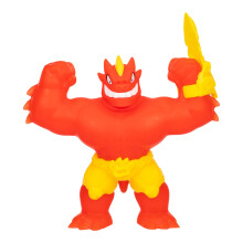 Heroes of Goo Jit Zu Meteor Madness Stretchy Blazagon Action Figure with Unique Scrunchy Goo Filling & Meteor Battle Gauntlet Sensory Toy That