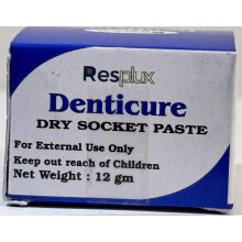 Pasta de soquete dental seco Resplux Denticure 12Gm
