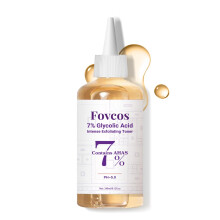 Peeling-Toner mit 7 % Glykolsure, Peeling-Hautpflege-Gesichtstoner, verbessert die Textur, reduziert Ausbrche, Poren und feine Linien, geeignet fr
