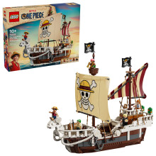 Lego One Piece The Good Merry Pirate Ship Building Buildings - Fingta giocattolo per l'avventura per ragazzi e ragazze 10+ - Figure giocattoli con la