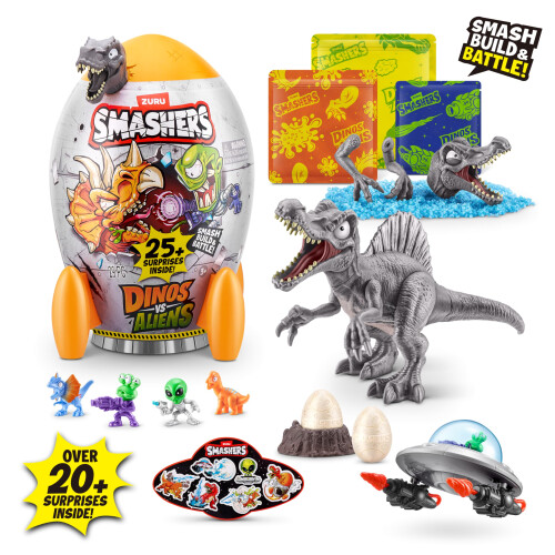 Zuru Smashers Dino vs Aliens Medium (Spinosaurus) od ZURU Hracka Smashable Egg pro chlapce 1