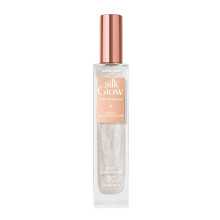 Absolute New York  Silk Glow Shimmer Mist White Platinum Radiant Shimmer Oil Body & Face & Hair Shea Butter Coconut Oil Vitamin E