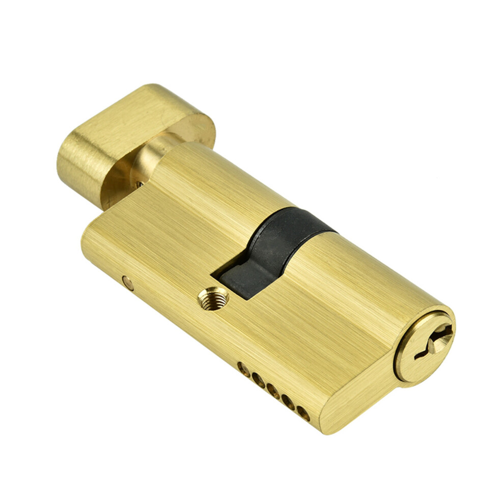 65mm Copper Single Open Lock Cylinder Bedroom Door Lock Cylinder with Keys-image-OPC-PHWW26P-NEW