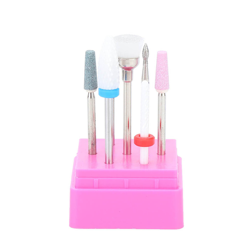 7pcs Professional Nail Art Grinding Head Dead Skin Removal Nail Sanding Polishing HeadTZ-02