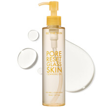 BE THE SKIN Pore Reset Glass Skin Cleansing Oil  Sanftes Make-up-Entfernerl fr glasklare Haut mit pflanzlichen len  Entfernt Talg und Mitesser
