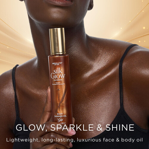 Ulei de corp Silk Glow Absolute New York cu unt de shea, ulei de cocos, vitamina E 1