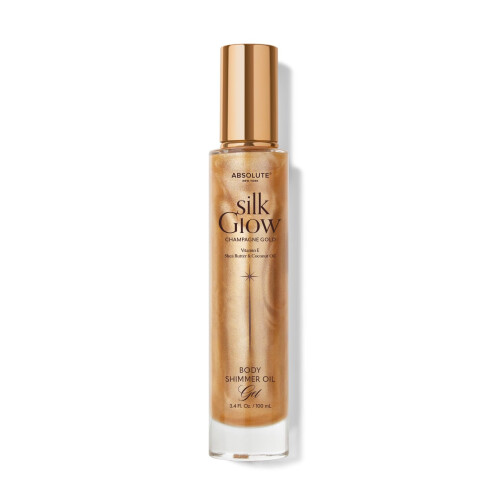 Ulei de corp Silk Glow Absolute New York cu unt de shea, ulei de cocos, vitamina E